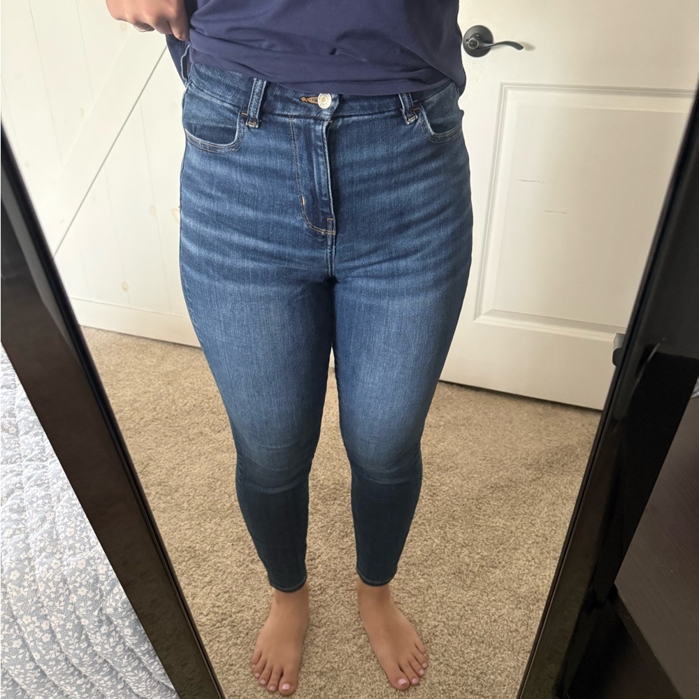 American Eagle Outfitters High Rise Blue Jeans